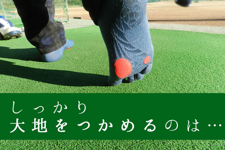 ゴルフ五本指ソックス